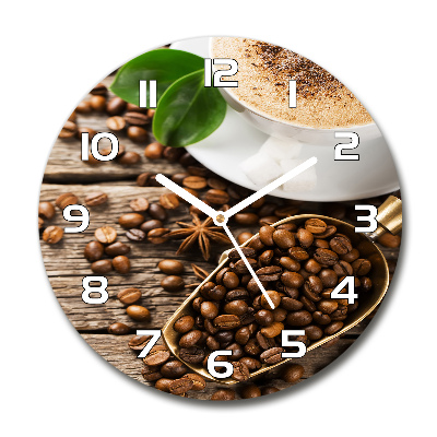 Reloj redondo pared Café