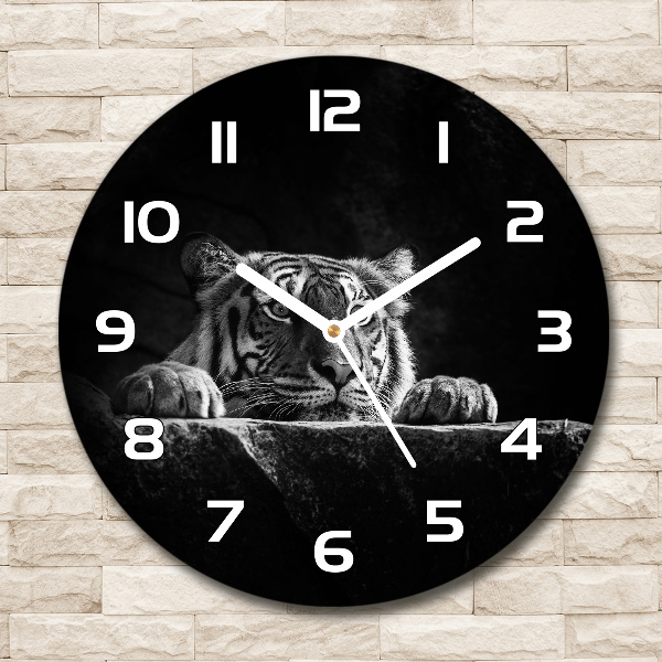 Reloj de pared redondo Tigre