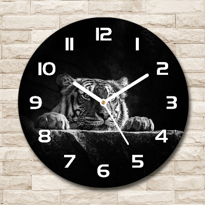 Reloj de pared redondo Tigre