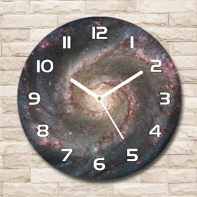 Reloj de cristal redondo Nebulosa