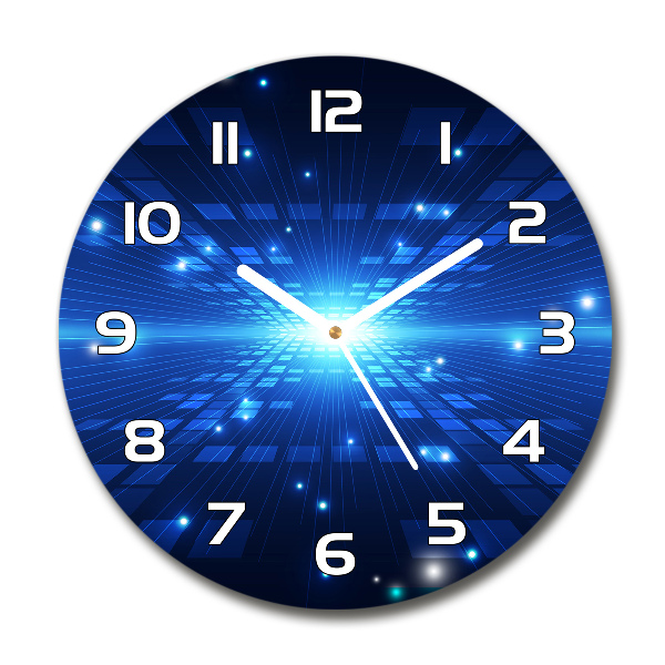 Reloj de cristal redondo Fondo 3D