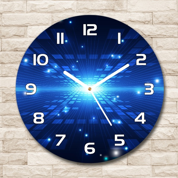 Reloj de cristal redondo Fondo 3D