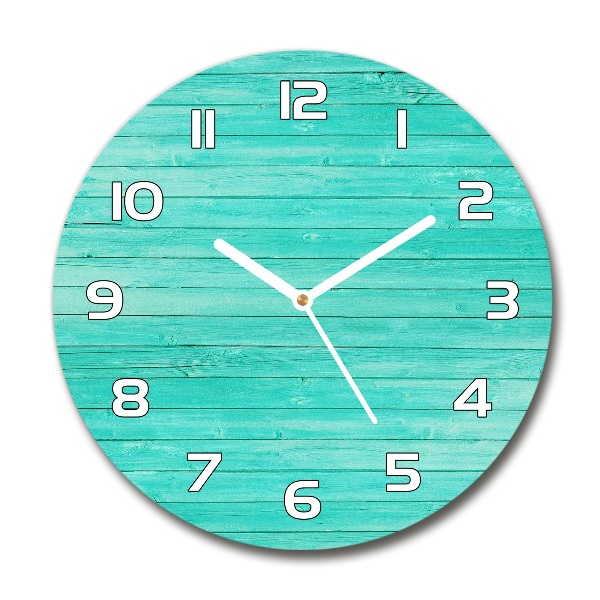 Reloj de pared redondo Pizarras verdes