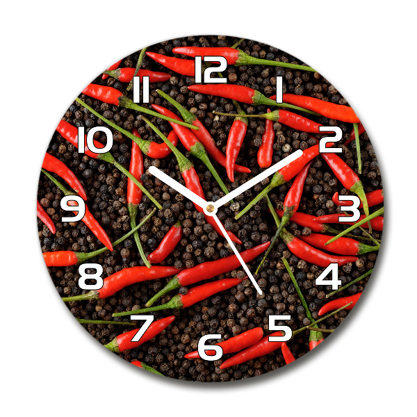 Reloj de cristal redondo Chiles
