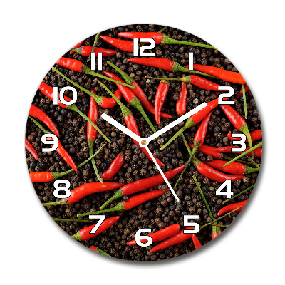 Reloj de cristal redondo Chiles