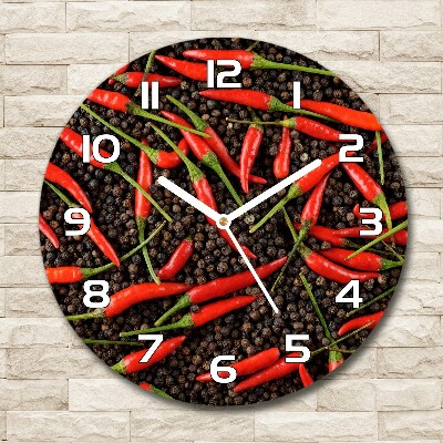 Reloj de cristal redondo Chiles