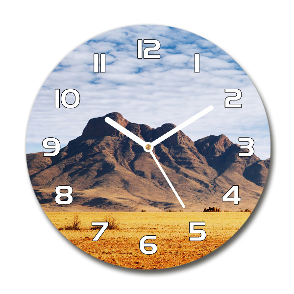 Reloj de cristal redondo Rocas en Namibia