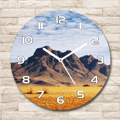 Reloj de cristal redondo Rocas en Namibia