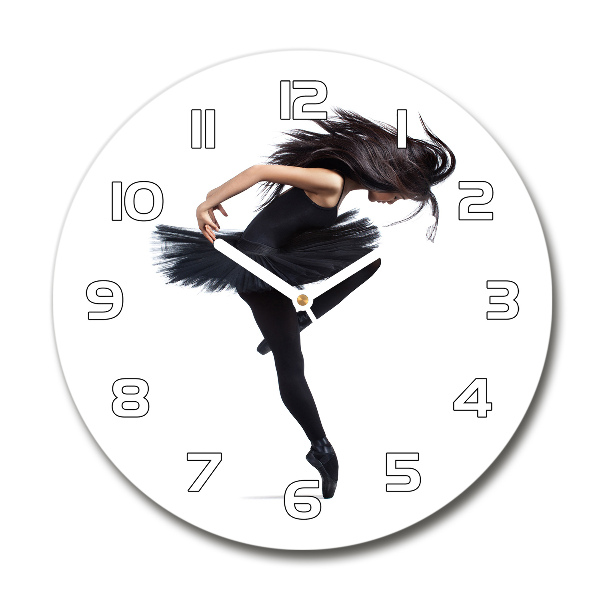 Reloj de cristal redondo Bailarina