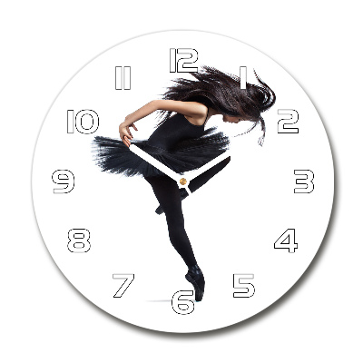 Reloj de cristal redondo Bailarina