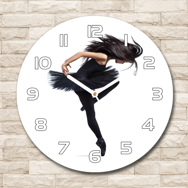 Reloj de cristal redondo Bailarina