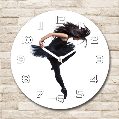Reloj de cristal redondo Bailarina