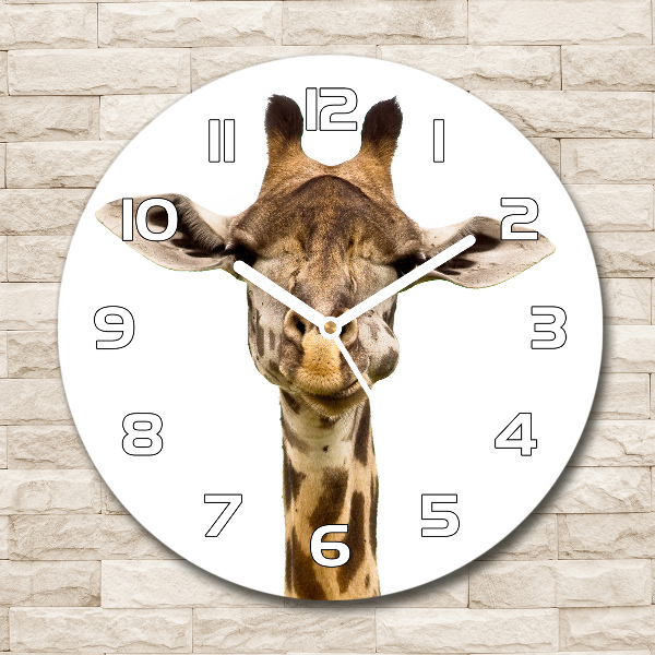 Reloj de pared redondo Jirafa