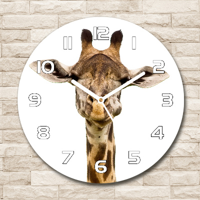 Reloj de pared redondo Jirafa