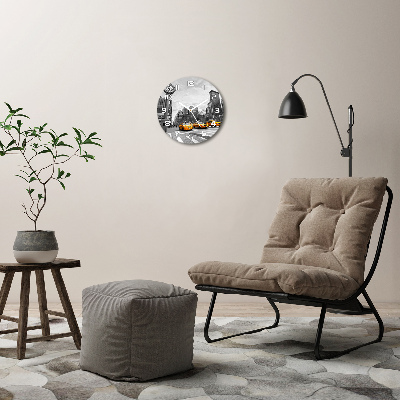 Reloj redondo pared Taxis de Nueva York