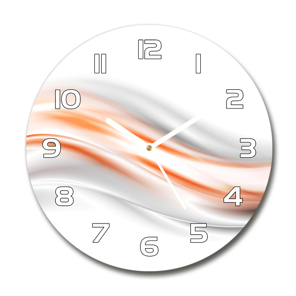 Reloj redondo pared Ondas abstractas