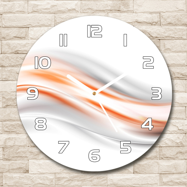 Reloj redondo pared Ondas abstractas
