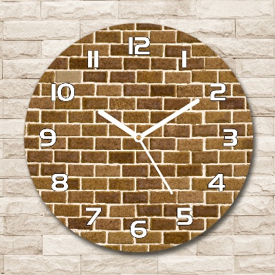 Reloj de pared redondo Pared de ladrillos