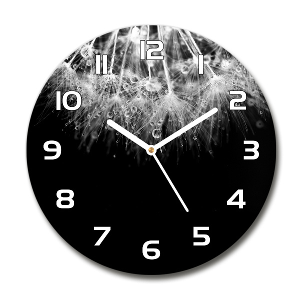 Reloj de pared redondo Semillas de diente de león