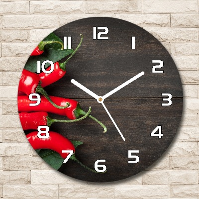 Reloj de pared redondo Chiles