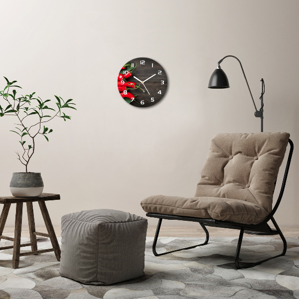Reloj de pared redondo Chiles