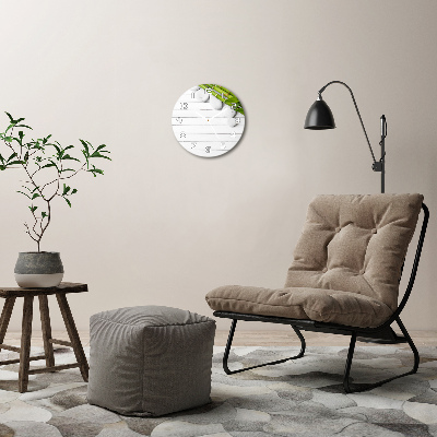 Reloj redondo pared Bambú