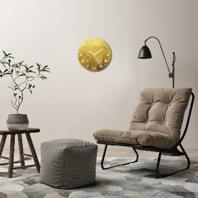 Reloj de cristal redondo Fondo abstracto