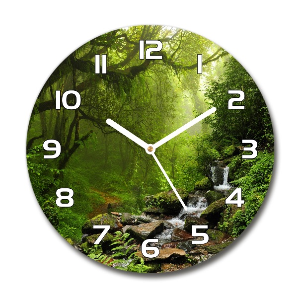 Reloj de cristal redondo Jungla en Nepal