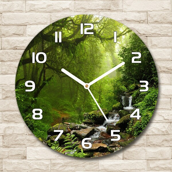 Reloj de cristal redondo Jungla en Nepal