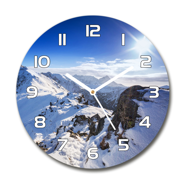 Reloj de cristal redondo Pico Tatra