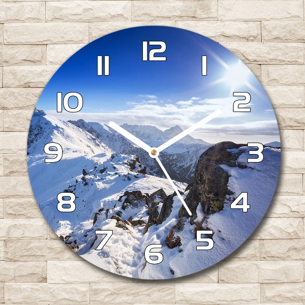 Reloj de cristal redondo Pico Tatra