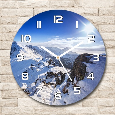 Reloj de cristal redondo Pico Tatra
