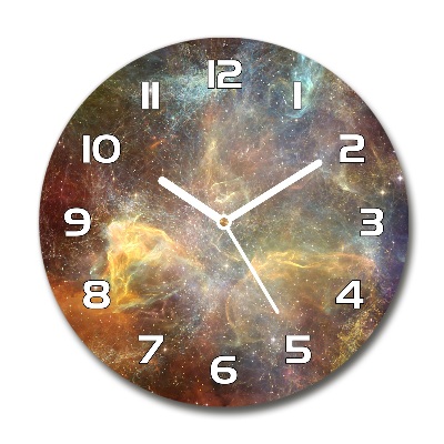 Reloj de cristal redondo Cosmos