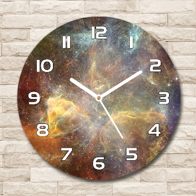 Reloj de cristal redondo Cosmos