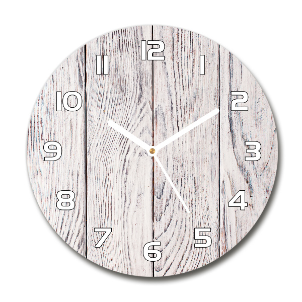 Reloj redondo pared Pared de madera