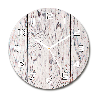 Reloj redondo pared Pared de madera