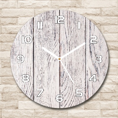 Reloj redondo pared Pared de madera