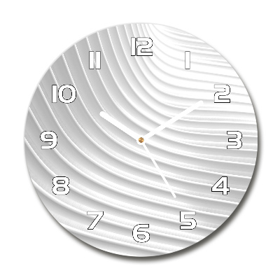 Reloj de pared redondo Líneas abstractas