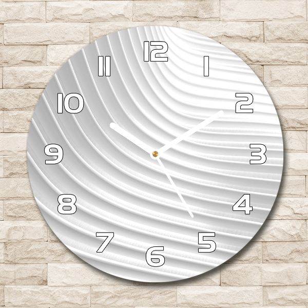 Reloj de pared redondo Líneas abstractas