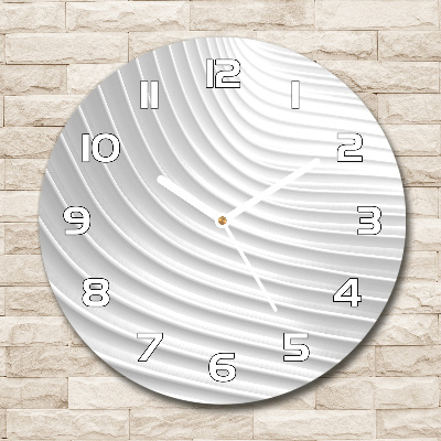 Reloj de pared redondo Líneas abstractas