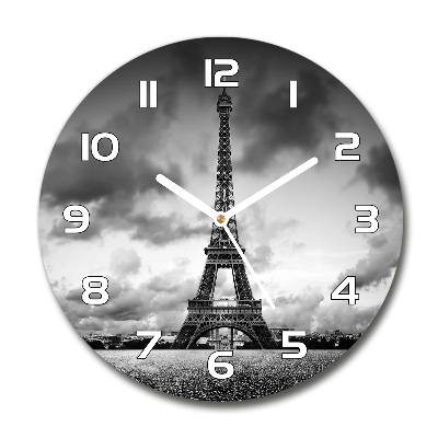 Reloj de pared redondo Torre Eiffel de París
