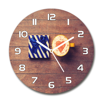 Reloj redondo pared Café y un regalo