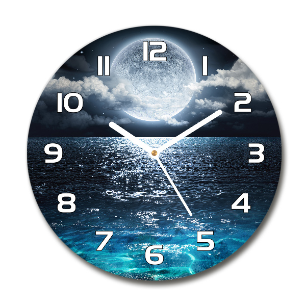 Reloj de pared redondo Luna llena