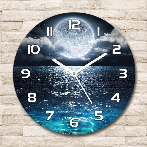 Reloj de pared redondo Luna llena