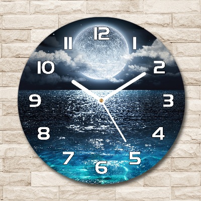 Reloj de pared redondo Luna llena