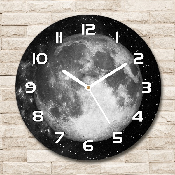 Reloj de pared redondo Luna