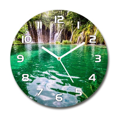 Reloj redondo pared Lago de Plitvice