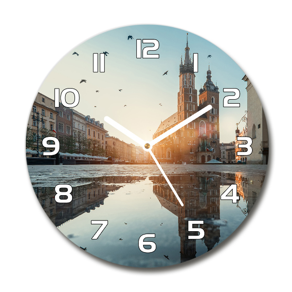 Reloj de pared redondo Cracovia, Polonia