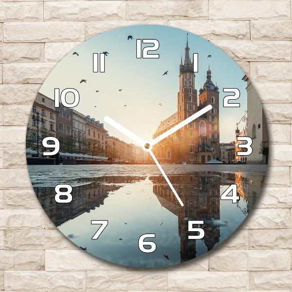 Reloj de pared redondo Cracovia, Polonia