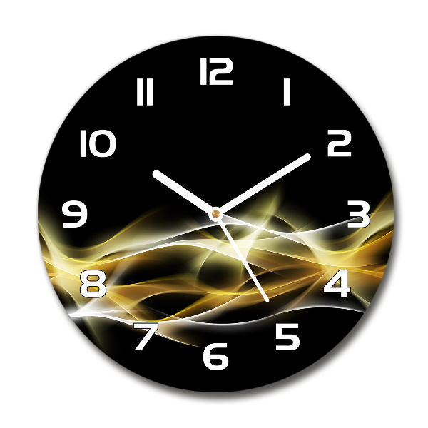 Reloj redondo pared Abstracción de la luz